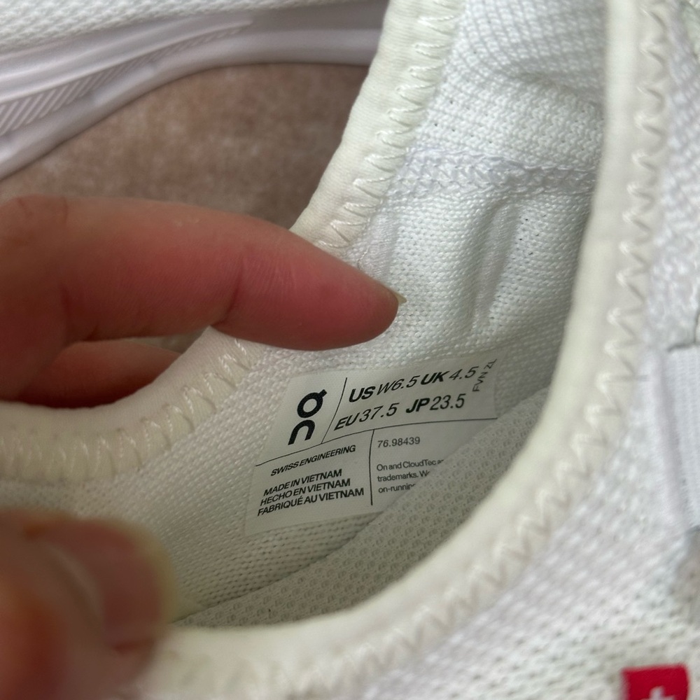 On Cloudeasy White Sneakers - Picture 8 of 9